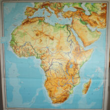 Map Africa Skolkarta