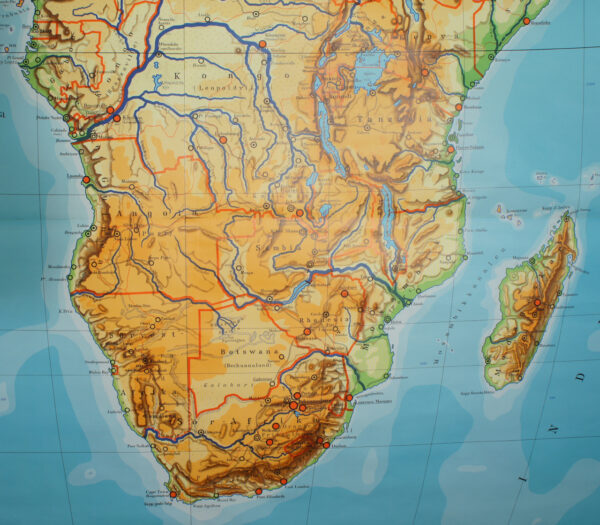 Map Africa Skolkarta