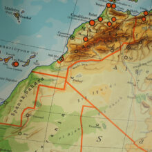 Map Africa skolkarta