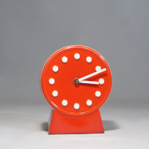 Ceramic desk clock. Britt-Louise Sundell, Gustavsberg. Wigerdals bordsklocka i keramik.