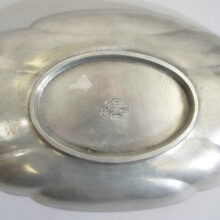 1930's pewter by Edvin Ollers for Gab, Sweden. Tennfat