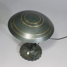Art Deco table lamp in bronze. Sweden 1920-30's. Bordslampa i brons art deco Wigerdals