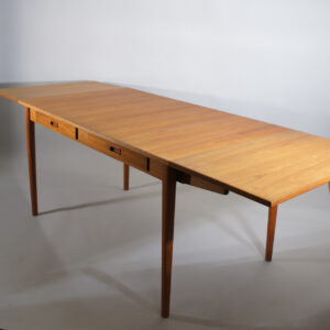 Troeds, Sweden. Dining table/ working desk in teak. Skrivbord/matbord Wigerdals