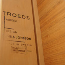 Troeds, Sweden. Dining table/ working drop leaf desk in teak. Skriv/matbord klaffbord Wigerdal.com