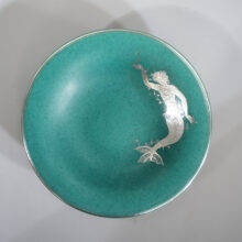 Wilhelm Kåge for Gustavsberg. "Argenta" Ceramic dish.