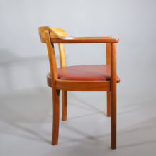 A pair of arm chairs by Karl Anersson & Söner, Sweden. Karmstol skinn wigerdal.com