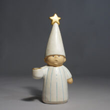 Lisa Larson for Gustavsberg. Stjärngosse. candle stick.Ljusstake Wigerdals.se