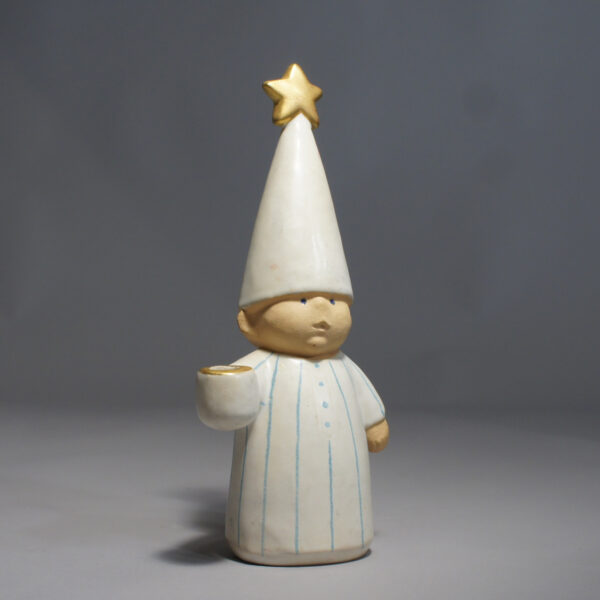 Lisa Larson for Gustavsberg. Stjärngosse. candle stick. Wigerdals