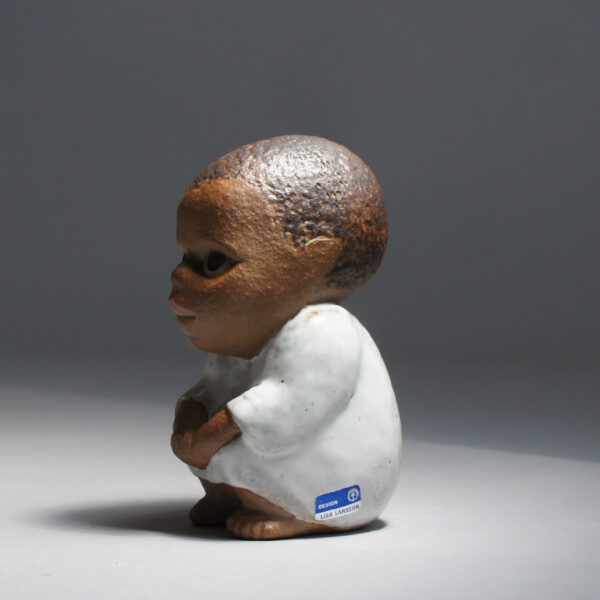 Lisa Larson for Gustavsberg. "Världens barn" african child. Wigerdals