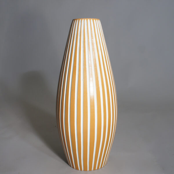 Inger Atterberg for Upsala-Ekeby, Sweden. "Inca".1950's floor vase in ceramic. Golvvas Wigerdal.com