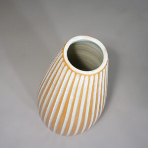 Inger Atterberg for Upsala-Ekeby, Sweden. "Inca".1950's floor vase in ceramic. Golvvas. "Inca" Wigerdals Värld