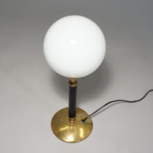 1930's desk lamp in brass and glass. Bordslampa i mässing och kupa i glas www.wigerdal.com