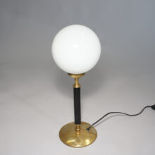 1930's desk lamp in brass and glass. Bordslampa mässing glas art deco 30-tal. Wigerdals