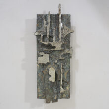 Wall sculpture in iron by Bertil Lengstrand. Signerad väggskulptur wigerdal.com