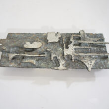 Wall sculpture in iron by Bertil Lengstrand. Signerad järnskulptur. Wigerdals Värld