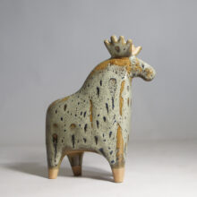 Lisa Larson for Gustavsberg Moose figurine Älg Wigerdals Värld