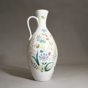 Stig Lindberg for Gustavsberg. Decorated vase in faience. Hänkelsvas i fajans Wigerdal.com