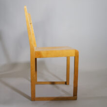Sven Markelius for Svenska Möbelfabrikerna, Bodafors. "Orkesterstolen". Stacking chair in beech. Stapelbara stolar i björk. wigerdal.se