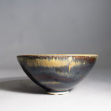 Anders Dolk, Bältarbo Sweden. Signed bowl in stoneware with glossy glaze. Stengods skål Wigerdals