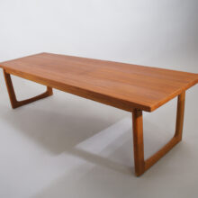 1960's bench in teak. Bänk i teak. Wigerdals Värd