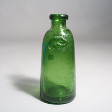 Erik Höglund för Kosta, Sweden glass vase. Glasvas flaska wigerdals