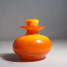 Erik Höglund för Kosta, Sweden glass vase. Glasvas Wigerdals Värld