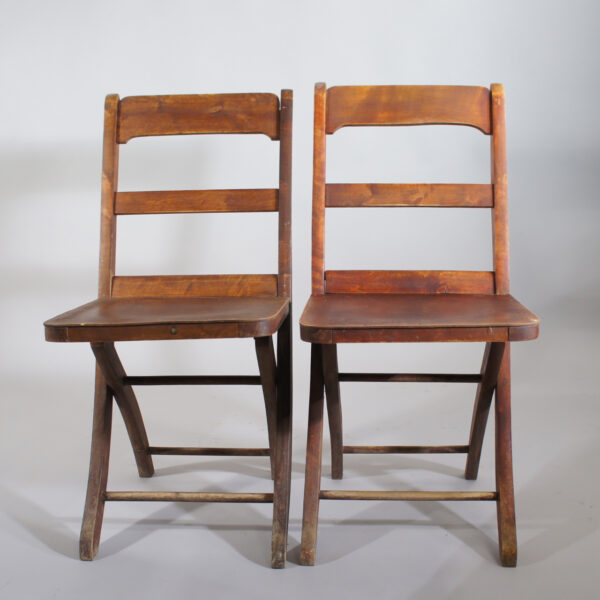 1930's folding chairs. Fällstolar 1930-tal. Wigerdals