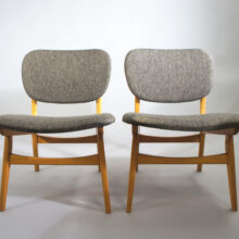 A pair of 1950's easy chairs Ett par fåtöljer 50tal. Wigerdals