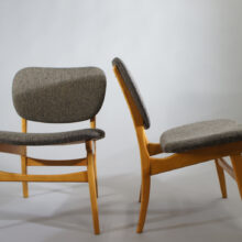A pair of 1950's easy chairs ett par fåtöljer 50tal. Wigerdals
