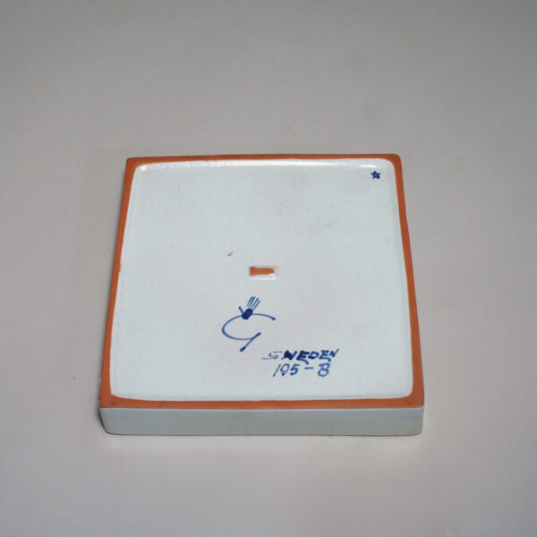 Stig Lindberg for Gustavsberg. "Karneval". Ashtray/ bowl in stoneware. 1950s. askfat skål stengods Wigerdals.