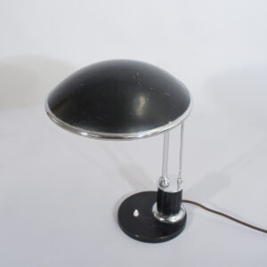 1930´s art deco desk lamp black metal. Skrivbordslampa funkis 30-tal Wigerdals Värld