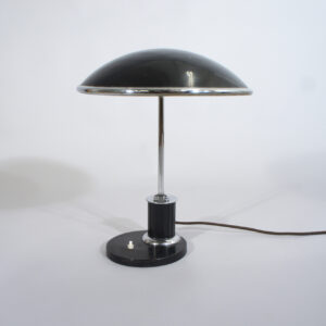 1930´s art deco desk lamp black metal. Skrivbordslampa art deco funkis svart Wigerdals