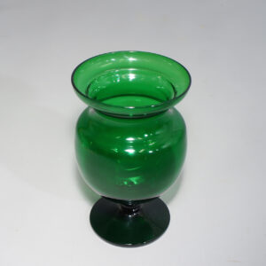 Estrid Eriksson for Svenskt Tenn, Sweden. Green glass vase Grön glasvas Wigerdals