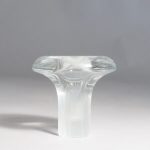 Tapio Wirkkala for Iittala. "Tatti" Signed 1950's striped glass vase