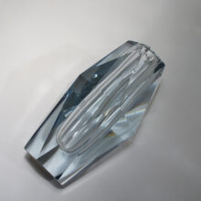 Asta Strömberg for Strömbergshyttan, Sweden. "Diamant". Crystal vase. Kristallvas Wigerdals värld