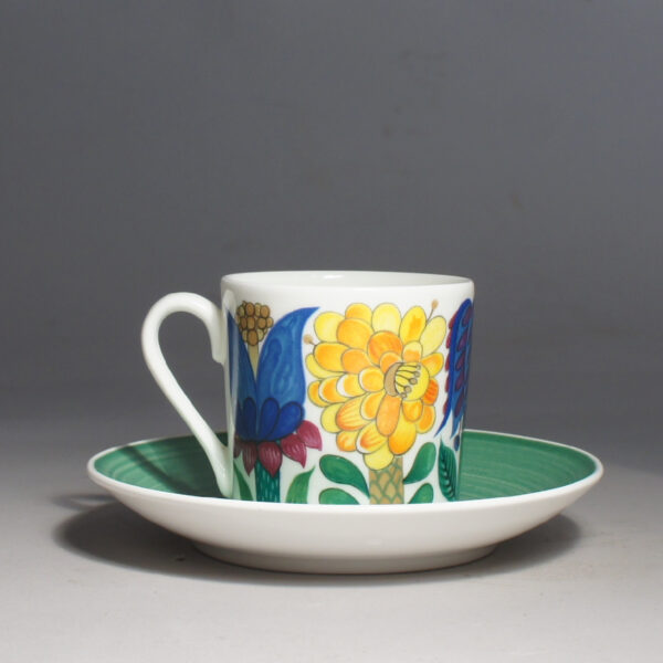 Stig Lindberg for Gustavsberg. Coffee Cup "Tahiti". Kaffekopp Wigerdals Värld
