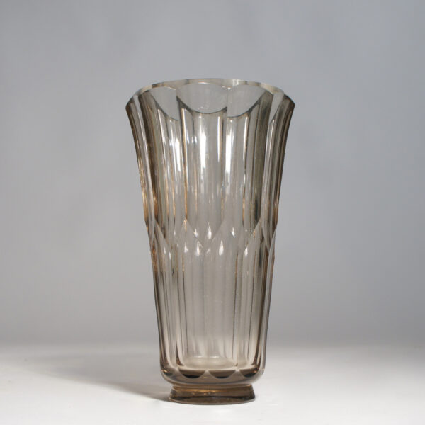 1930's crystal vase by Simon Gate for Orrefors. Kristallvas 1930-tal.