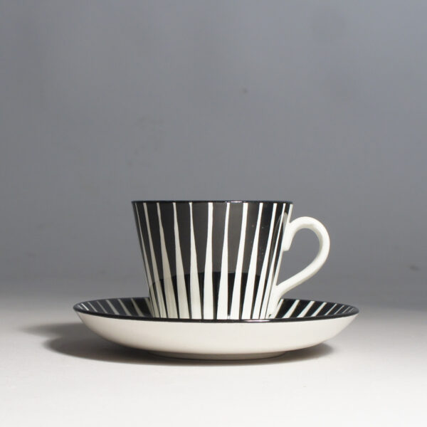 Eugen Trost for Gefle, Sweden. Coffee cup Zebra. Kaffekopp Wigerdal.com