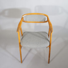 Armchair in beech. 1950's. Karmstol i bok Wigerdals Värld