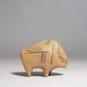 Lisa Larson for Gustavsberg. Bisonoxe in ceramic. Wigerdals