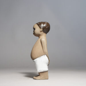 Mari Simmulson for Ekeby. Figurine. African child in ceramic Afrikanskt barn Wigerdals Värld