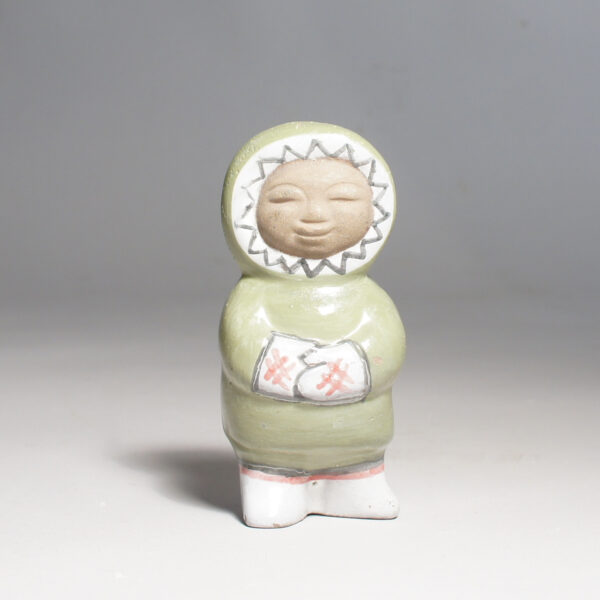 Mari Simmulson for Ekeby. Figurine. Eskimo in ceramic. Figurin Wigerdals