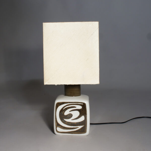 Ceramic table lamp by Carl-Harry Stålhane for Rörstrand, Swden."Orient".