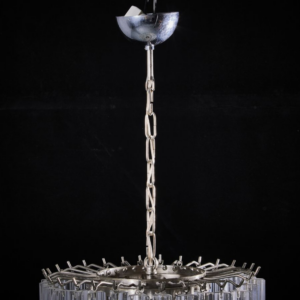 1960's italian spiral chandelier in Murano glass by Paulo Venini Italien takkrona i glas Wigerdals Värld