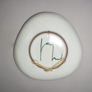 1950's wall plaquet dish by Jani, Sweden. keramiktavla fat Wigerdals