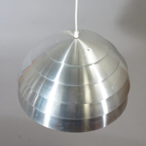 Hans-Agne Jakobsson, Markaryd. Ceiling lamp in aluminium "Lamingo". Wigerdals Värld