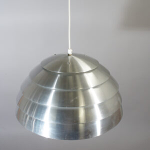 Hans-Agne Jakobsson, Markaryd. Ceiling lamp in aluminium "Lamingo". Taklampa Wigerdals