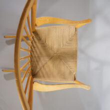 Hans J. Wegner F16 Fredericia Rocking chair in beech. Gungstol i bok Wigerdals