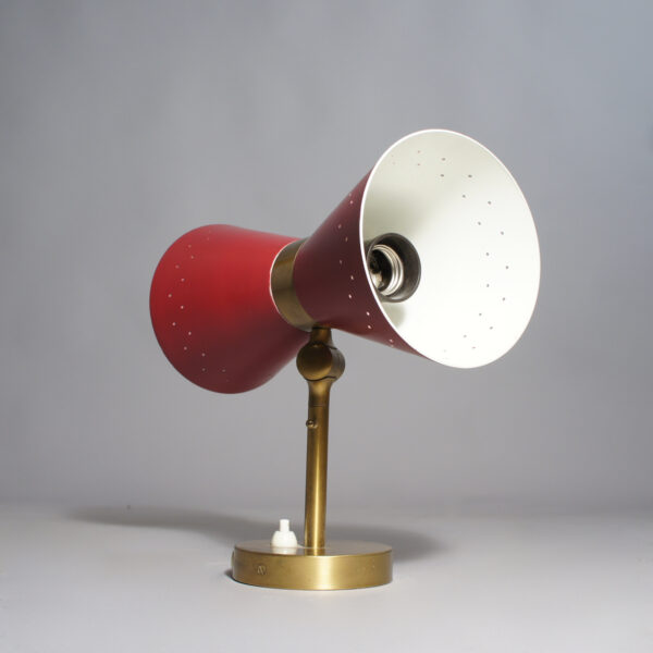1950's wall lamp by Bergbom, Sweden. Vägglampa 50-tal. Wigerdals