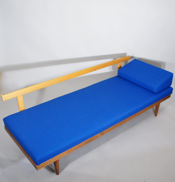 3-seat 1960's sofa beds in teak by Svane, Norway. Soffa Bäddsoffa Wigerdals